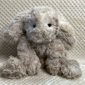 Manhattan Toy 2014 Plush Luxe Aspen Fluffy Bunny Rabbit Stuffed Animal 152850JG